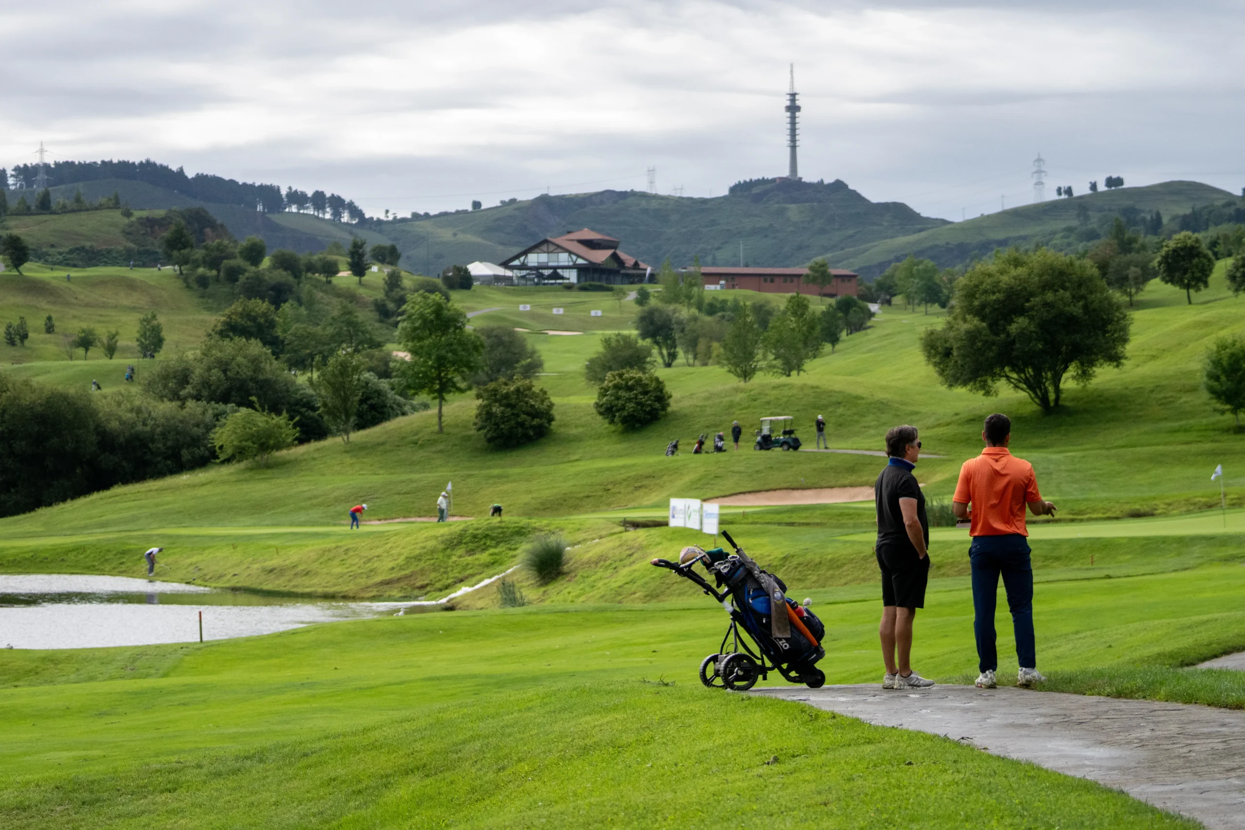 Family of golfers, the community of Meaztegi