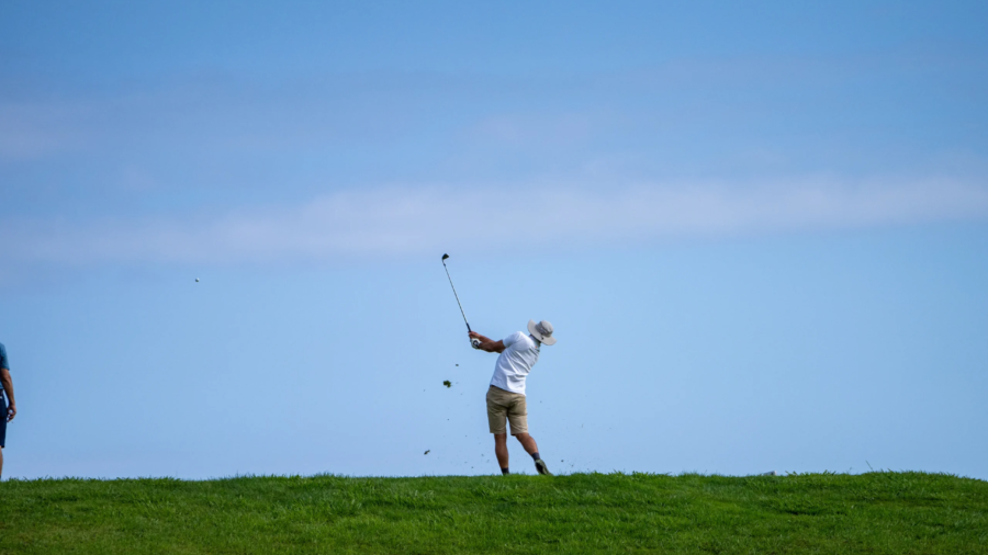 Familia de golfistas, la comunidad de Meaztegi