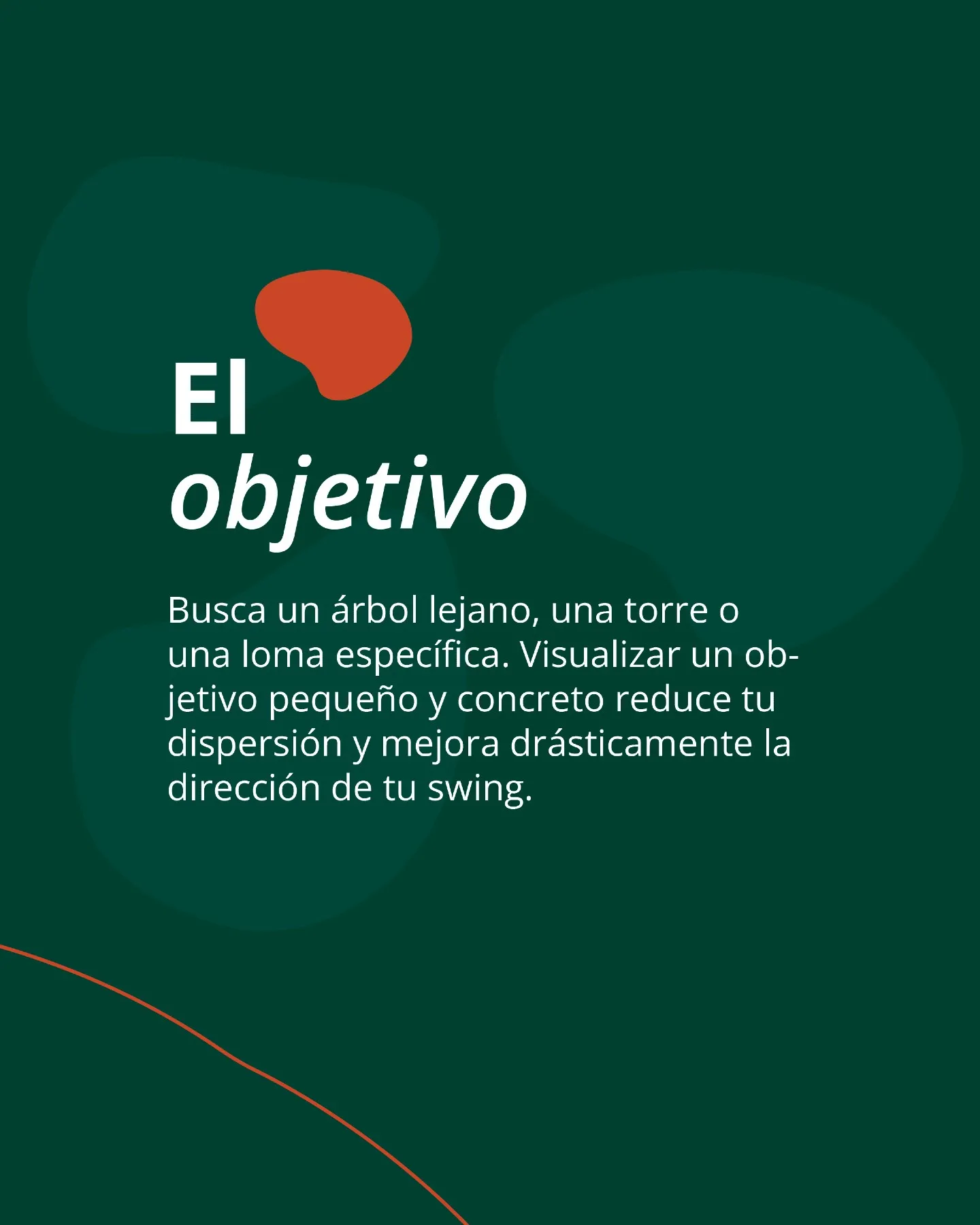 Elegir un objetivo concreto en el tee de salida de Meaztegi Golf