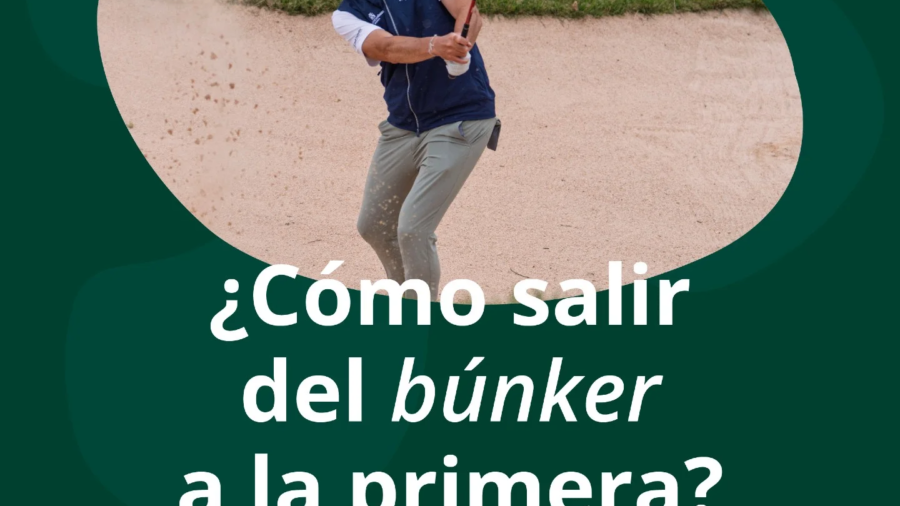 Cómo salir del búnker a la primera en un campo de golf de Bizkaia