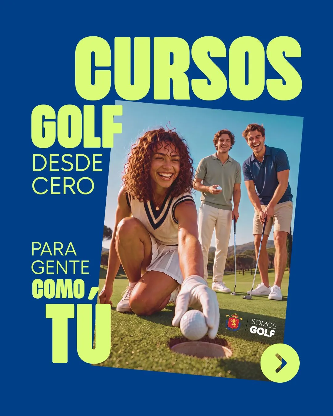 Cursos de golf subvencionados en Meaztegi Golf para principiantes en Bizkaia